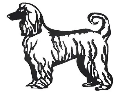 Afghan Hound Embroidery Design Best Seller