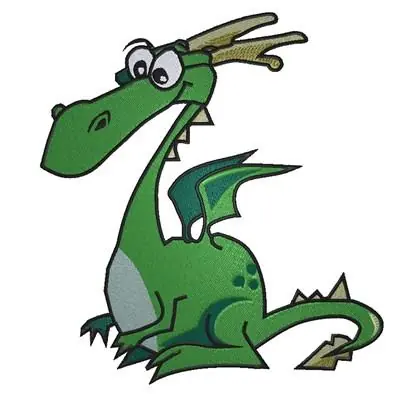 Cartoon Dragon Embroidery Design Don’t Miss Out