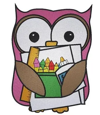Coloring Owl Embroidery Design Trusted Brand