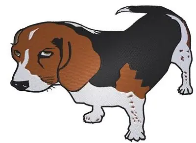 Premium Beagle Dog Embroidery Design