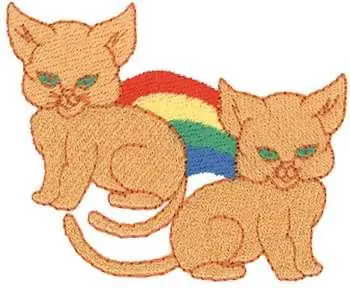 Last Chance Kittens Embroidery Design
