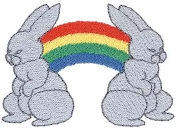 Time-Limited Bunnies Embroidery Design