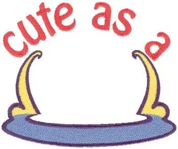 Don’t Miss Out Cute As A Embroidery Design