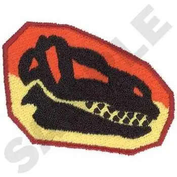 Holiday Sale Dinosaur Skull Embroidery Design