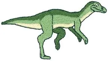 Running Dinosaur Embroidery Design Hot Deal