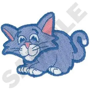 Luxury Kitty Embroidery Design