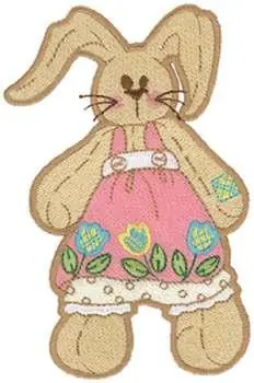 Hot Deal Stitched Bunny Embroidery Design