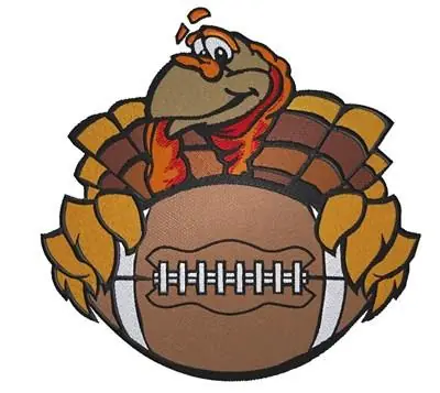 Limited Edition Turkey Football Embroidery Design