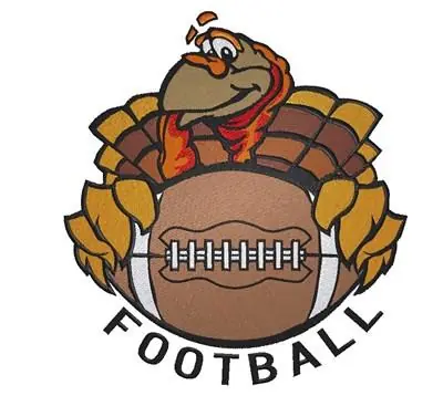 Buy Direct Football Turkey Embroidery Design