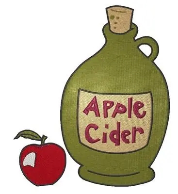Express Delivery Apple Cider Embroidery Design