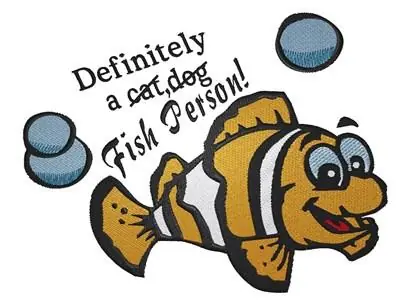 Buy Today Definitely a Fish Person Embroidery Design