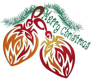 Editor’s Pick Merry Christmas Ornaments Embroidery Design