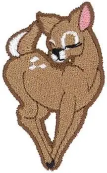 Fawn Embroidery Design Certified
