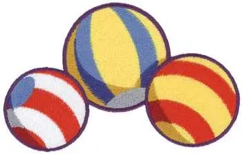 Beach Balls Embroidery Design Top Pick