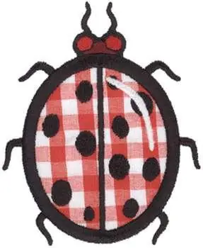Lady Bug Applique Embroidery Design Free Delivery