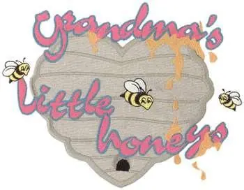 Mega Sale Grandmas Honeys Applique Embroidery Design