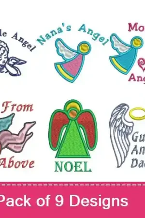 Guardian Angels Embroidery design pack by Favpro Designs, Embroidery Packs on EmbroideryDesigns.com Limited Edition