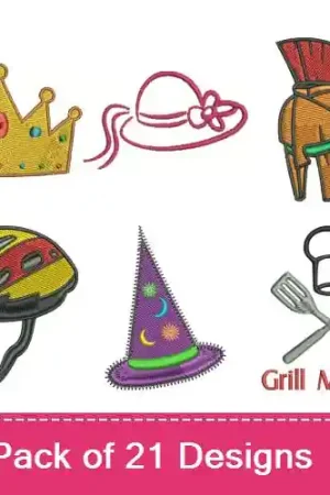 Hats & Toppers Embroidery design pack by Favpro Designs, Embroidery Packs on EmbroideryDesigns.com Editor’s Pick