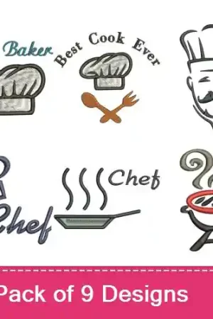 Last Chance Best Cook Ever Embroidery design pack by Favpro Designs, Embroidery Packs on EmbroideryDesigns.com