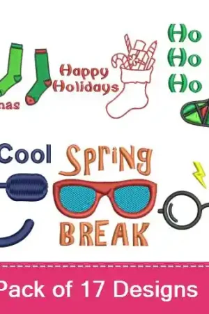 Free Shipping Accessorize! Embroidery design pack by Favpro Designs, Embroidery Packs on EmbroideryDesigns.com