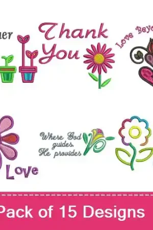 All Occasion Flowers Embroidery design pack by Favpro Designs, Embroidery Packs on EmbroideryDesigns.com Trending