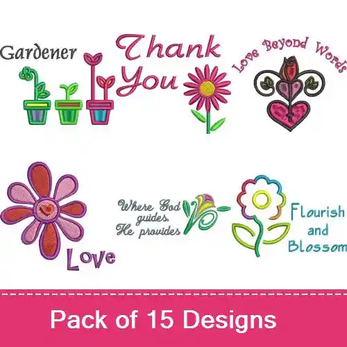 All Occasion Flowers Embroidery design pack by Favpro Designs, Embroidery Packs on EmbroideryDesigns.com Trending