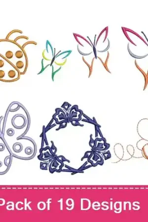 Free Shipping Buggy Outlines Embroidery design pack by Favpro Designs, Embroidery Packs on EmbroideryDesigns.com