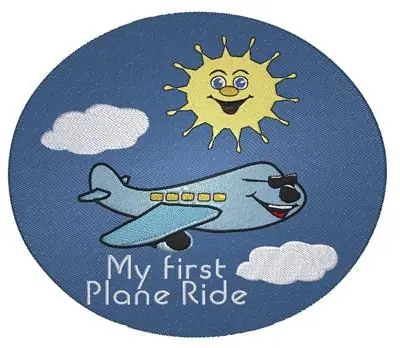 Direct From Manufacturer First Plane Ride Embroidery Design
