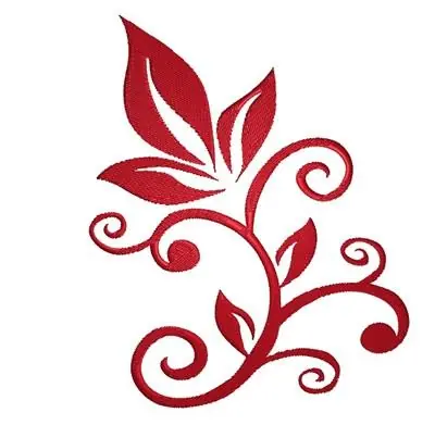 Best Choice Pretty Leaf Embroidery Design