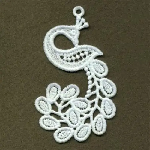 FSL Pearl Peacock Embroidery Design Limited Time