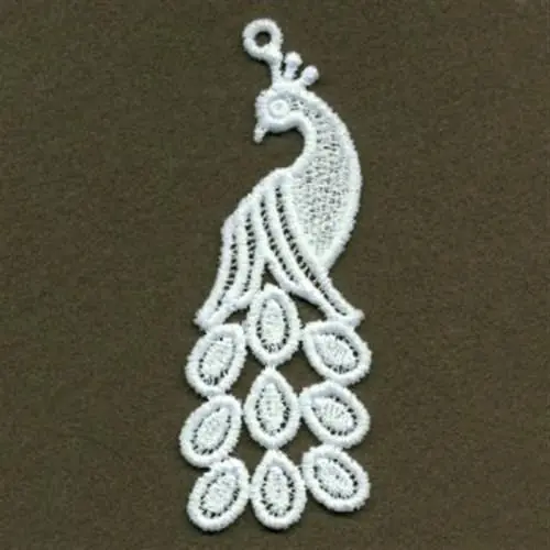 FSL Proud Peacock Embroidery Design Authentic