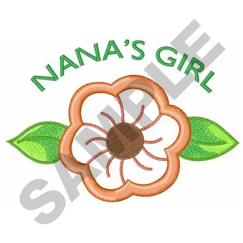 NANAS GIRL APPLIQUE Embroidery Design New Arrival