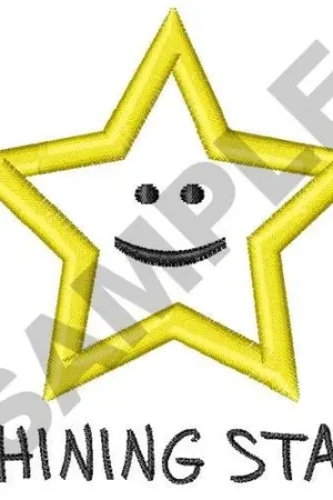 APPLIQUE SHINING STAR Embroidery Design Order Now