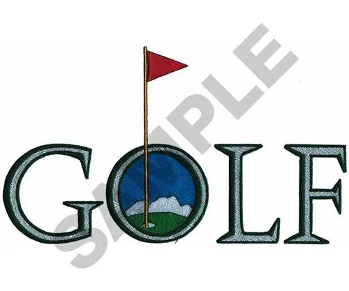 GOLF LOGO Embroidery Design Limited Edition
