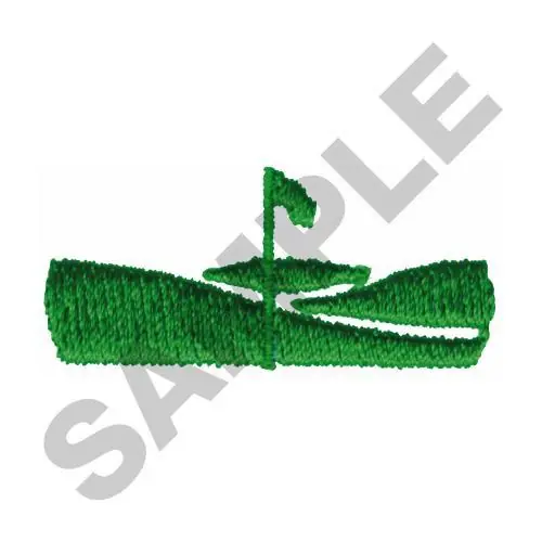 Crafted GOLF COURSE Embroidery Design