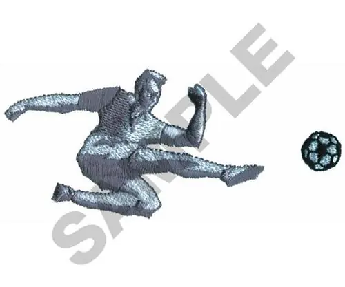 SOCCER PLAYER Embroidery Design Best Price