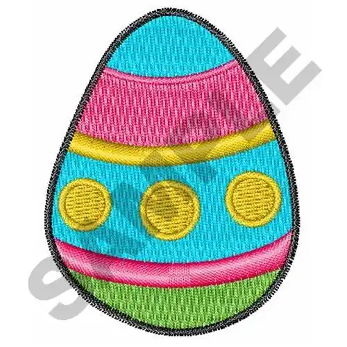 Place Order EASTER EGG Embroidery Design