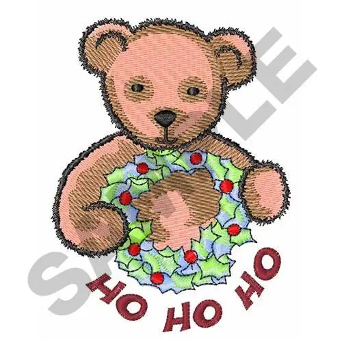 HO HO HO Embroidery Design High Quality