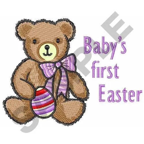 Exclusive BABYS FIRST EASTER Embroidery Design
