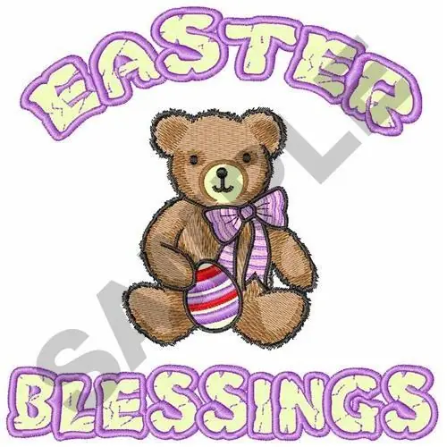 Markdown EASTER BLESSINGS Embroidery Design