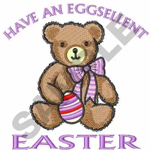 EGGSELLENT EASTER Embroidery Design Buy Today