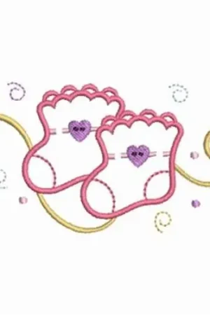 Baby Booty Border Embroidery Design Free Returns