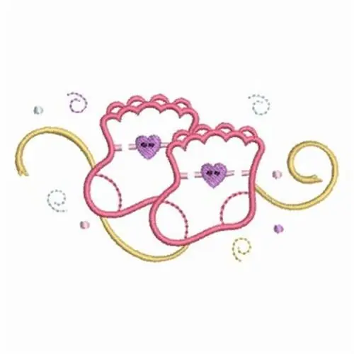 Baby Booty Border Embroidery Design Free Returns