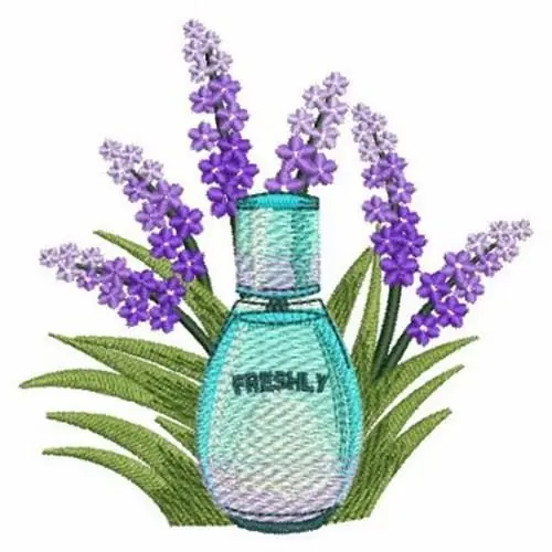 Lavender Perfume Embroidery Design Money Back Guarantee