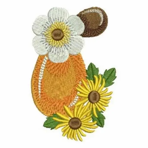 Perfume Flowers Embroidery Design Best Choice