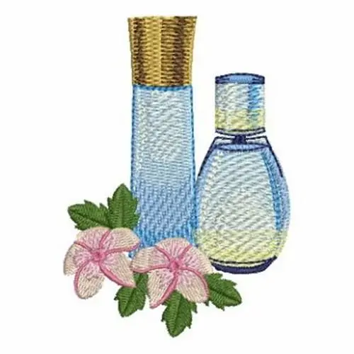 Floral Perfume Embroidery Design Sale