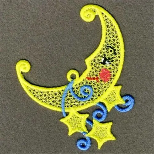 FSL Moon & Stars Embroidery Design Holiday Sale