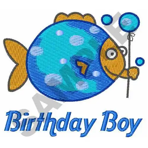 Special Offer BIRTHDAY BOY Embroidery Design