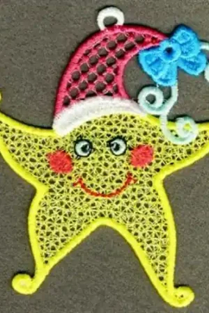 Buy Today FSL Funny Star Embroidery Design