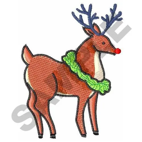 Time-Limited RUDOLPH Embroidery Design